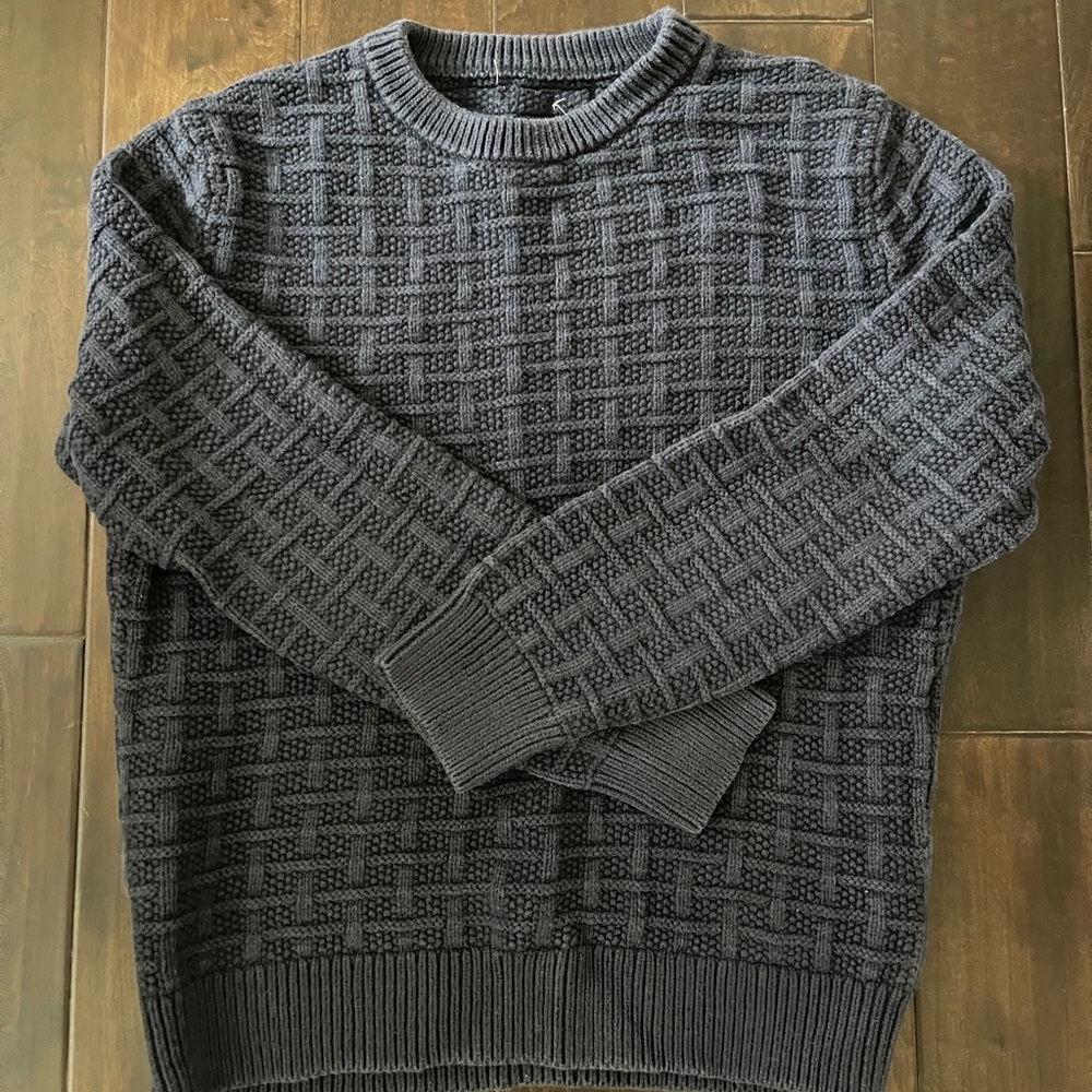 Jcrew blue cableknit